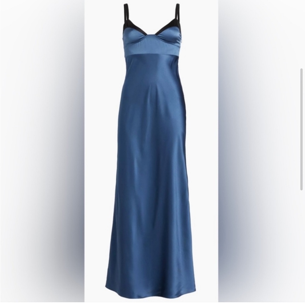 SIR Depeche Balconette Silk Gown - Picture 2 of 6